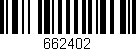 Código de barras (EAN, GTIN, SKU, ISBN): '662402'