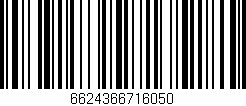 Código de barras (EAN, GTIN, SKU, ISBN): '6624366716050'