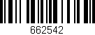 Código de barras (EAN, GTIN, SKU, ISBN): '662542'