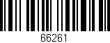 Código de barras (EAN, GTIN, SKU, ISBN): '66261'