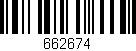 Código de barras (EAN, GTIN, SKU, ISBN): '662674'
