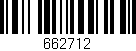Código de barras (EAN, GTIN, SKU, ISBN): '662712'