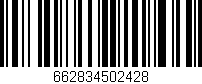 Código de barras (EAN, GTIN, SKU, ISBN): '662834502428'