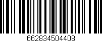 Código de barras (EAN, GTIN, SKU, ISBN): '662834504408'