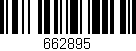 Código de barras (EAN, GTIN, SKU, ISBN): '662895'