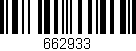 Código de barras (EAN, GTIN, SKU, ISBN): '662933'
