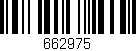 Código de barras (EAN, GTIN, SKU, ISBN): '662975'
