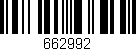Código de barras (EAN, GTIN, SKU, ISBN): '662992'