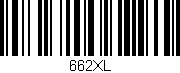 Código de barras (EAN, GTIN, SKU, ISBN): '662XL'