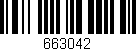 Código de barras (EAN, GTIN, SKU, ISBN): '663042'
