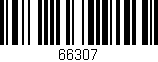 Código de barras (EAN, GTIN, SKU, ISBN): '66307'