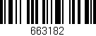 Código de barras (EAN, GTIN, SKU, ISBN): '663182'