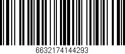 Código de barras (EAN, GTIN, SKU, ISBN): '6632174144293'
