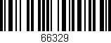 Código de barras (EAN, GTIN, SKU, ISBN): '66329'