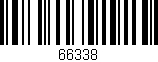 Código de barras (EAN, GTIN, SKU, ISBN): '66338'