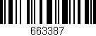 Código de barras (EAN, GTIN, SKU, ISBN): '663387'