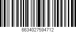 Código de barras (EAN, GTIN, SKU, ISBN): '6634027594712'