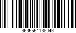 Código de barras (EAN, GTIN, SKU, ISBN): '6635551138946'