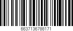 Código de barras (EAN, GTIN, SKU, ISBN): '6637136788171'
