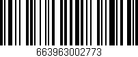 Código de barras (EAN, GTIN, SKU, ISBN): '663963002773'