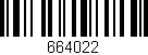 Código de barras (EAN, GTIN, SKU, ISBN): '664022'