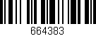 Código de barras (EAN, GTIN, SKU, ISBN): '664383'