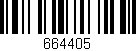 Código de barras (EAN, GTIN, SKU, ISBN): '664405'