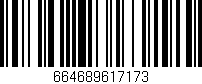 Código de barras (EAN, GTIN, SKU, ISBN): '664689617173'
