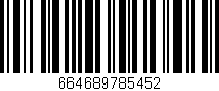 Código de barras (EAN, GTIN, SKU, ISBN): '664689785452'