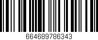 Código de barras (EAN, GTIN, SKU, ISBN): '664689786343'