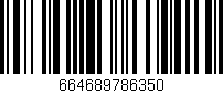 Código de barras (EAN, GTIN, SKU, ISBN): '664689786350'