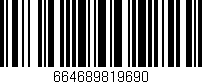 Código de barras (EAN, GTIN, SKU, ISBN): '664689819690'