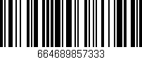 Código de barras (EAN, GTIN, SKU, ISBN): '664689857333'