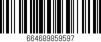 Código de barras (EAN, GTIN, SKU, ISBN): '664689859597'