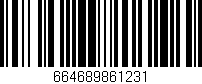 Código de barras (EAN, GTIN, SKU, ISBN): '664689861231'