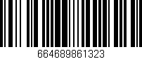 Código de barras (EAN, GTIN, SKU, ISBN): '664689861323'