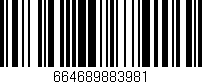 Código de barras (EAN, GTIN, SKU, ISBN): '664689883981'