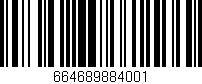 Código de barras (EAN, GTIN, SKU, ISBN): '664689884001'