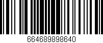 Código de barras (EAN, GTIN, SKU, ISBN): '664689898640'