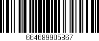 Código de barras (EAN, GTIN, SKU, ISBN): '664689905867'
