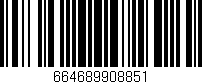 Código de barras (EAN, GTIN, SKU, ISBN): '664689908851'