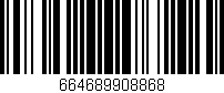 Código de barras (EAN, GTIN, SKU, ISBN): '664689908868'