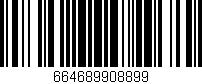Código de barras (EAN, GTIN, SKU, ISBN): '664689908899'
