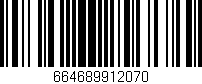 Código de barras (EAN, GTIN, SKU, ISBN): '664689912070'
