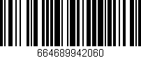 Código de barras (EAN, GTIN, SKU, ISBN): '664689942060'