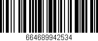 Código de barras (EAN, GTIN, SKU, ISBN): '664689942534'