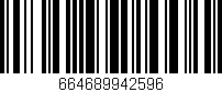 Código de barras (EAN, GTIN, SKU, ISBN): '664689942596'