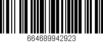 Código de barras (EAN, GTIN, SKU, ISBN): '664689942923'