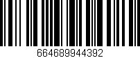 Código de barras (EAN, GTIN, SKU, ISBN): '664689944392'