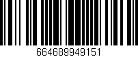 Código de barras (EAN, GTIN, SKU, ISBN): '664689949151'